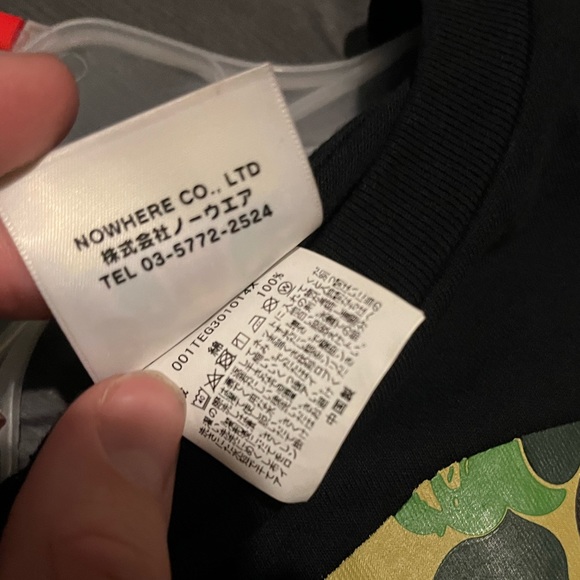 BAPE ABC Camo Big Ape Tee - Picture 7 of 7